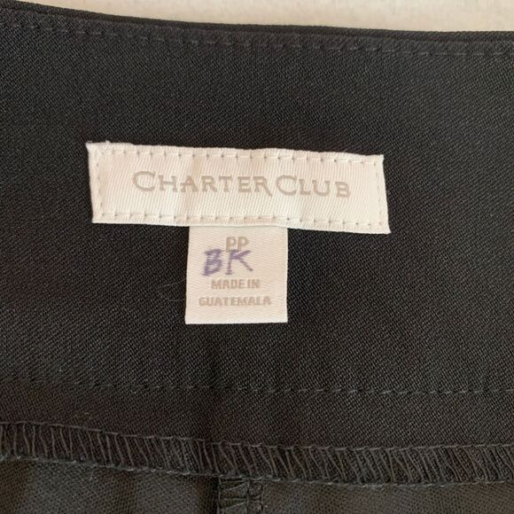 Charter Club Black Mini Skort Size PP - Picture 7 of 7